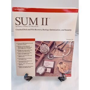 Vintage SUM II Symantec Utilities for‎ Macintosh Book - EE13